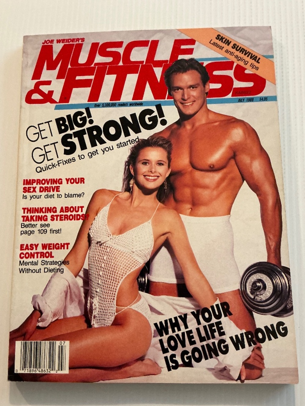 Joe Weider’s Muscle & Fitness Magazine July 1989